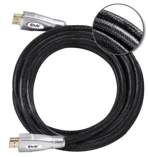 Cablu Club 3D CAC-2312, HDMI - HDMI, 2.0, 4K, 60 Hz, 5 m (Negru)