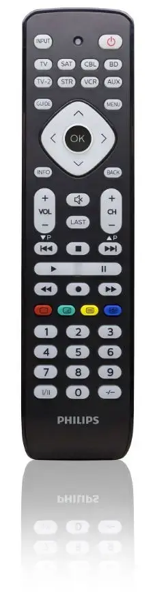 Telecomanda Universala Philips SRP2018/10, 8 in 1 (Negru)