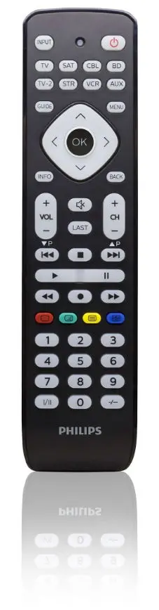 Telecomanda Universala Philips SRP2018/10, 8 in 1 (Negru)