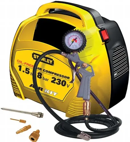 Compresor de aer Stanley STN595 fara ulei, 1.5 CP, 8 BAR