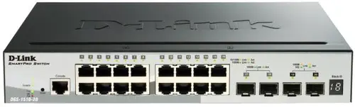 Switch D-Link DGS-1510-20, Gigabit, 16 porturi, 2 SFP, 2 SFP+