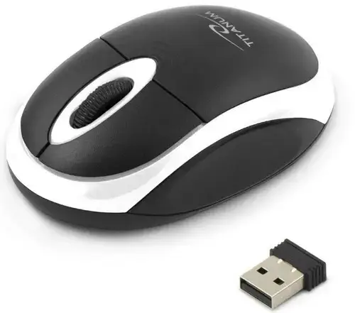 Mouse Esperanza Titanum Vulture, Wireless (Alb)