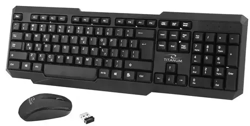 Kit Tastatura si Mouse Wireless Esperanza Memphis TK108 (Negru)