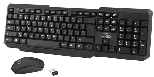 Kit Tastatura si Mouse Wireless Esperanza Memphis TK108 (Negru)