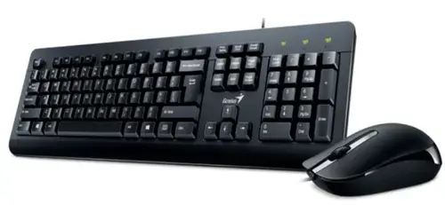 Kit tastatura si mouse Genius KM-160, USB (Negru)