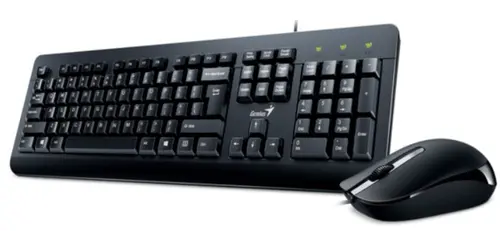 Kit tastatura si mouse Genius KM-160, USB (Negru)