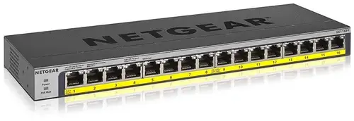 Switch Netgear ProSafe GS116PP-100EUS, Gigabit, 16 Porturi, PoE+