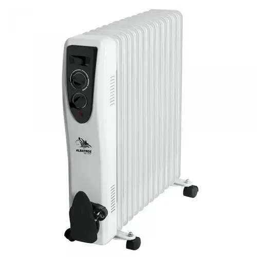 Calorifer electric Albatros RA-13ST, 3000W, 13 elementi, 3 trepte (Alb)