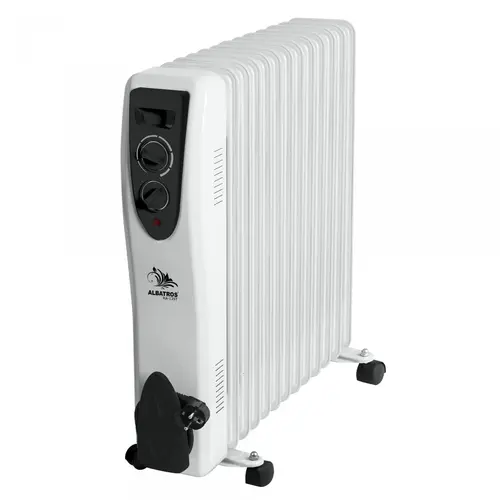 Calorifer electric Albatros RA-13ST, 3000W, 13 elementi, 3 trepte (Alb)