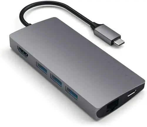 Docking Station Satechi ST-TCMA2M, Type-C (Gri)