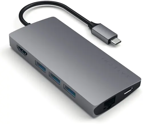 Docking Station Satechi ST-TCMA2M, Type-C (Gri)