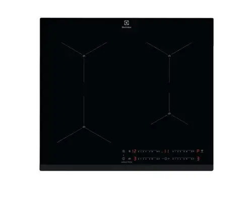 Plita incorporabila Electrolux EIS62443, Inductie, 4 Zone gatit, Conectivitate hota (Negru)