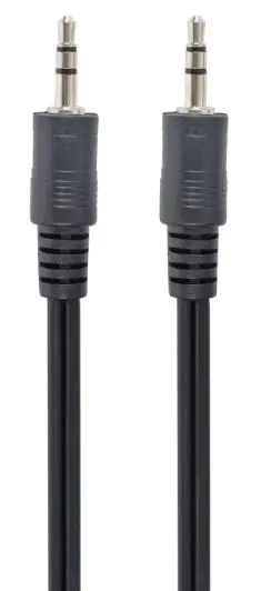 Cablu Audio Gembird CCA-404-2M, Jack 3.5 mm - Jack 3.5 mm, 2 m (Negru)