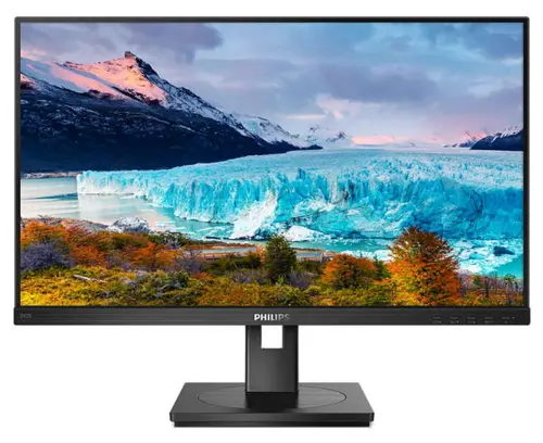 Monitor IPS LED Philips 23.8inch 242S1AE/00, Full HD (1920 x 1080), VGA, DVI, HDMI, DisplayPort, Boxe, Pivot, 75 Hz, 4 ms (Negru)