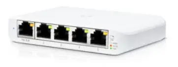 Switch Ubiquiti UniFi USW-FLEX-MINI, Gigabit, 5 Porturi (Alb)