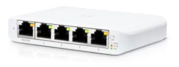 Switch Ubiquiti UniFi USW-FLEX-MINI, Gigabit, 5 Porturi (Alb)