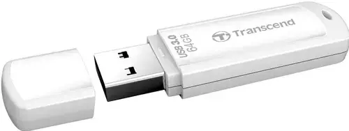 Stick USB Transcend Jetflash 730, 64GB, USB 3.0 (Alb)