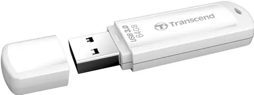 Stick USB Transcend Jetflash 730, 64GB, USB 3.0 (Alb)