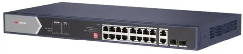 Switch Hikvision DS-3E0520HP-E, Gigabit, 16 porturi, PoE
