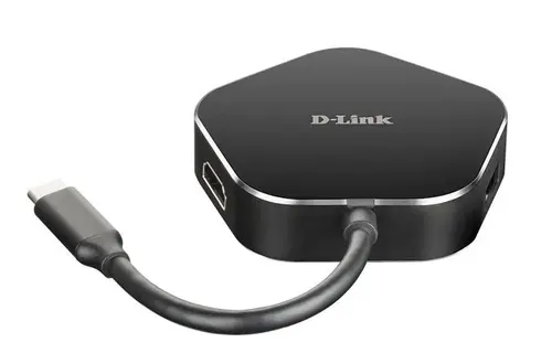 HUB USBD-LINK DUB-M420, USB 3.0 x 2, HDMI x 1, USB Type C x 1 (Negru)