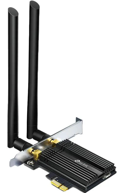 Placa de retea TP-Link Archer TX50E, AX3000, Wi-Fi 6, Bluetooth 5.0, PCle