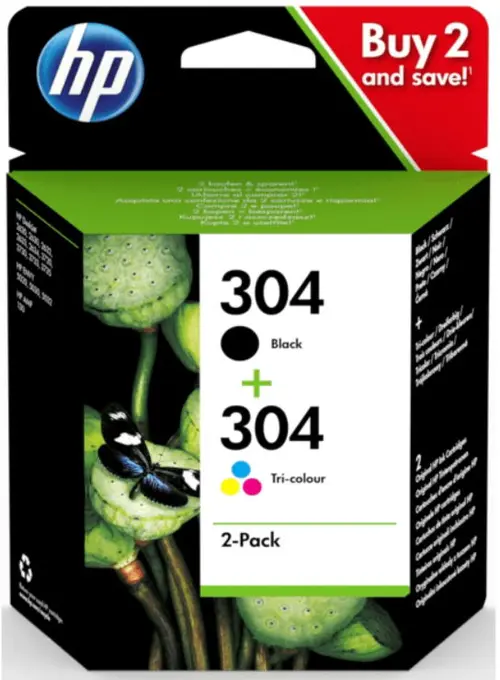 Set 2 cartuse cerneala HP 304  (Color)
