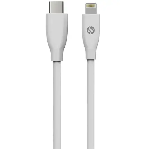 Cablu de date HP DHC-MF102-1M, USB-C - Lightning, 1m (Alb)