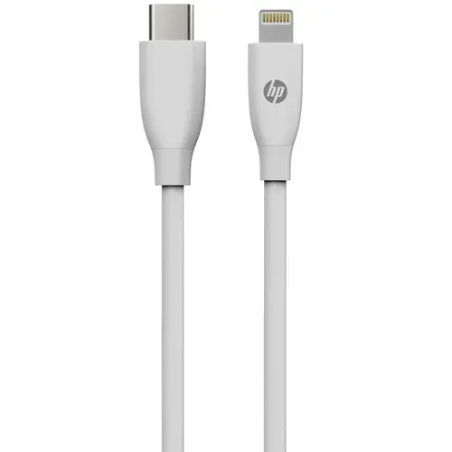 Cablu de date HP DHC-MF102-1M, USB-C - Lightning, 1m (Alb)