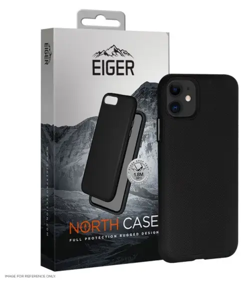 Protectie Spate Eiger North Case EGCA00227 pentru iPhone 12 mini (Negru)