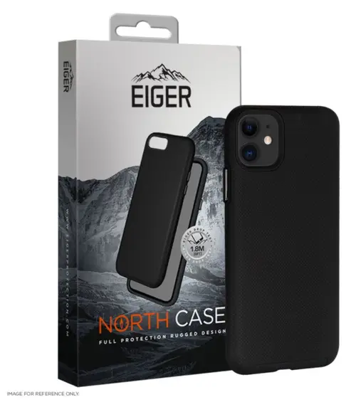 Protectie Spate Eiger North Case EGCA00227 pentru iPhone 12 mini (Negru)