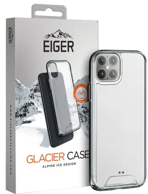 Protectie Spate Eiger Glacier Case EGCA00226 pentru Apple iPhone 12 Pro Max (Transparent)