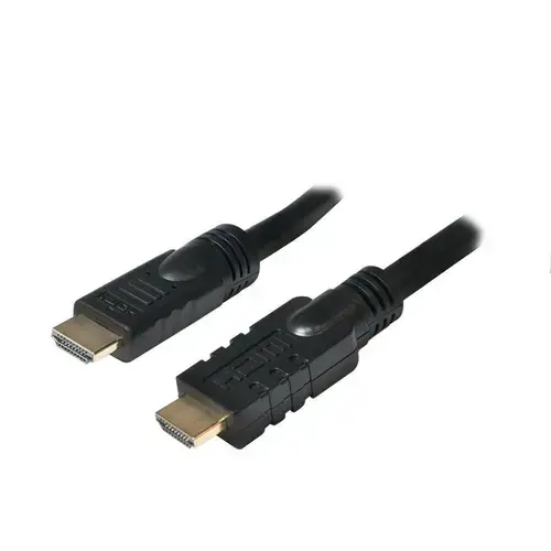 Cablu LOGILINK CHA0015, HDMI - HDMI, 15m, conectori auriti, 4K UHD/30Hz (Negru)
