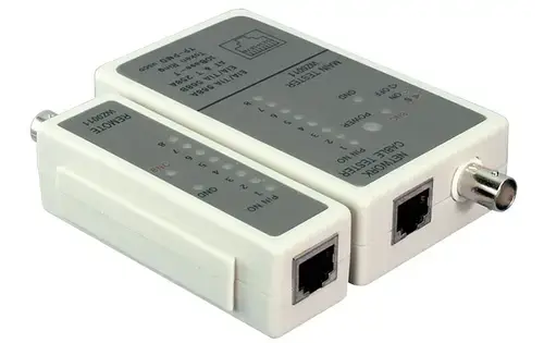 Tester cablu retea LOGILINK WZ0011, RJ11/RJ12/RJ45/BNC