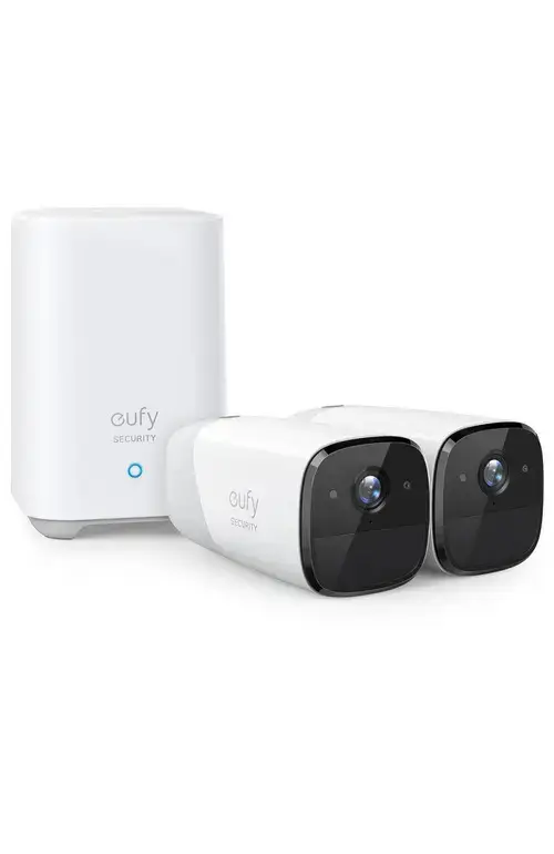 Kit supraveghere video eufyCam 2 Pro Security wireless, Rezolutie 2K, IP67, Nightvision, 2 camere video, H.264