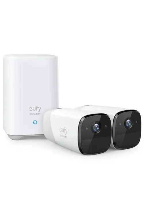 Kit supraveghere video eufyCam 2 Pro Security wireless, Rezolutie 2K, IP67, Nightvision, 2 camere video, H.264