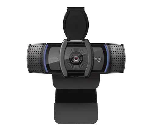 Camera Web LOGITECH C920S, USB, CMOS, Full HD, 30fps (Negru)