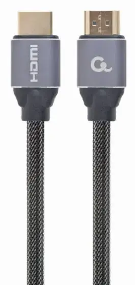 Cablu HDMI Gembird CCBP-HDMI-1M, premium, conectori auriti, rezolutie maxima 4K (3840 x 2160) la 60 Hz, 1 m (Negru)