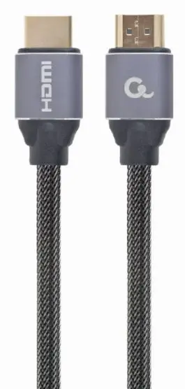 Cablu HDMI Gembird CCBP-HDMI-1M, premium, conectori auriti, rezolutie maxima 4K (3840 x 2160) la 60 Hz, 1 m (Negru)