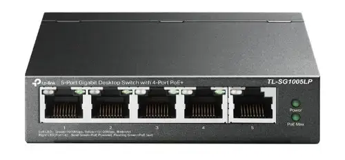 Switch TP-LINK TL-SG1005LP, Gigabit, 5 Porturi, PoE