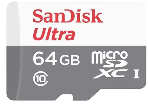 Card de memorie SanDisk Ultra microSDXC, 64 GB, Clasa 10