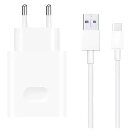 Incarcator Retea Huawei Super Charge CP404, Max. 22.5 W, Cablu USB Type-C (Alb)