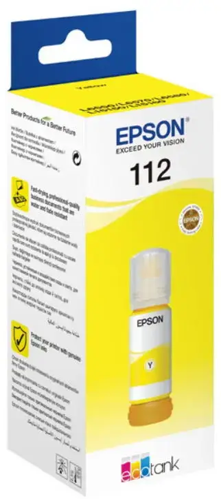 Cartus cerneala Epson 112 EcoTank, 70 ml (Galben)