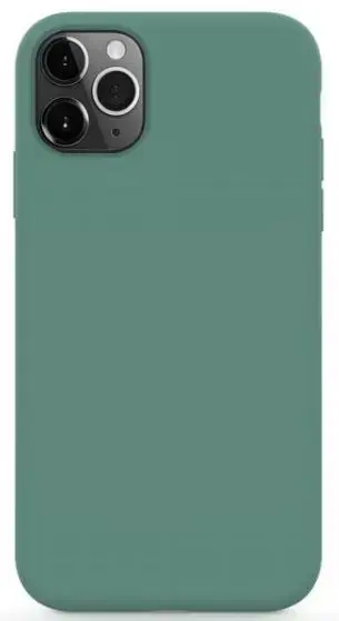 Protectie spate Lemontti Liquid Silicon LEMCLSXIPFG pentru iPhone 11 Pro (Verde)