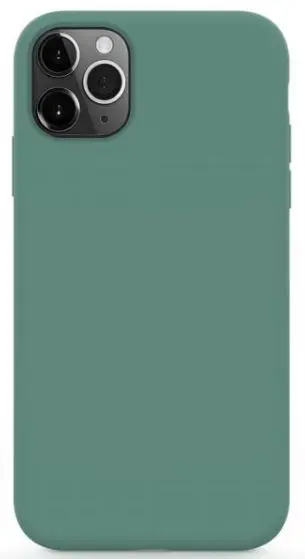 Protectie spate Lemontti Liquid Silicon LEMCLSXIPMFG pentru iPhone 11 Pro Max (Verde)