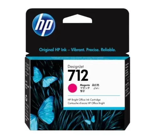 Cartus Cerneala HP 712, acoperire 1500 pagini, 29 ml (Magenta)