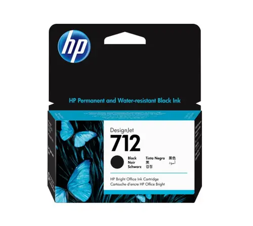 Cartus Cerneala HP 712, 38 ml (Negru)
