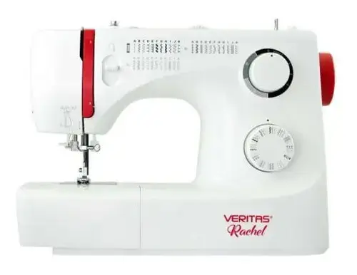 Masina de cusut Veritas Rachel, 750 imp/min, 32 programe (Alb/Rosu)