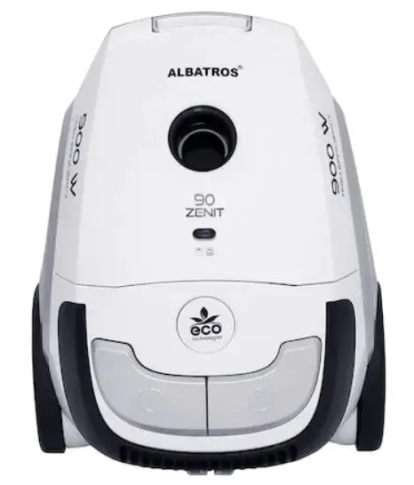 Aspirator cu sac Albatros ZENIT 90 ECO, 900 W, 2 L (Alb/Negru)