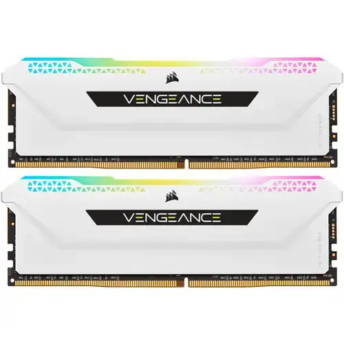 Memorii Corsair Vengeance RGB PRO SL White 16GB(2x8GB) DDR4 3200MHz CL16 Dual Channel Kit