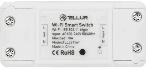 Intrerupator WiFi Tellur TLL331161, de linie, 2200W (Alb)